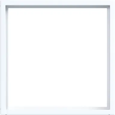 Hager Berker WAF7073WG tussenring 50x50mm A1/A8/C1/C8 lichtwit glans