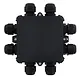 Klemko KB-IP68-8V-6-11 160380 kabelbox ip68 8-voudig 6 - 1