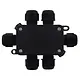 Klemko KB-IP68-6V-6-11 160360 kabelbox ip68 6-voudig 6 - 1