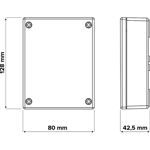 Klemko LIGHTGUARD/KL Lumiko 840007 opbouw schemerschakelaar 230V 10A lichtsensor DCF tijdschakelklok IP54 grijs