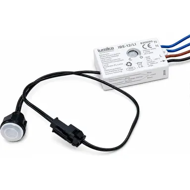 Klemko IBE-12/LI Lumiko 830060 schemerschakelaar inbouw 230V 0,45A lux instelbaar losse lichtsensor IP65