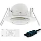 Klemko PLF-IB-PIR-WI Lumiko 870940 aanwezigheidsmelder PIR plafond inbouw 7m 2300W aansluitkabel IP44