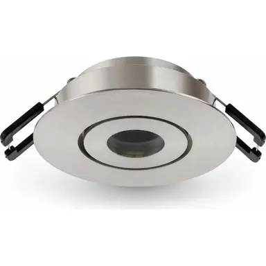 Klemko LED-SPOT-62RB-WW Lumiko 876720 LED-inbouwspot Siena XPG inbouw richtbaar 2,1W 700mA 3000K dimbaar IP44 RVS-look