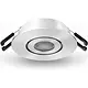 Klemko LCB-SPOT62RB-WW Lumiko 863720 LED-inbouwspot Siena COB inbouw richtbaar 3,1W 350mA 3000K IP44 CRI90 dimbaar RVS-look