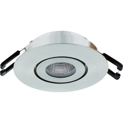 Klemko LCB-SPOT-62R-EWW Lumiko 863721 LED-inbouwspot Siena COB inbouw richtbaar 3,1W 350mA 2700K IP44 CRI90 dimbaar RVS-look