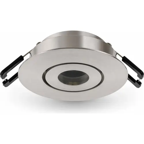 Klemko LED-SPOT_62RB-EWW Lumiko 876656 LED-inbouwspot Siena XPG inbouw richtbaar 2,1W 700mA 2700K dimbaar IP44 RVS-look