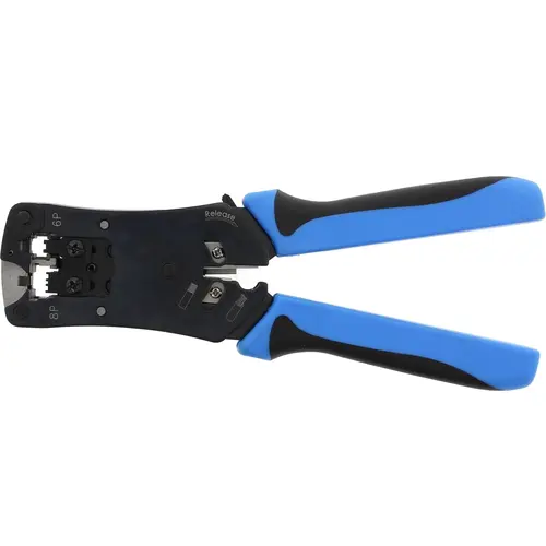 Klemko SKT486RJMODHD 904075 krimptang RJ10/RJ11/RJ12/RJ45 stripfunctie knipfunctie