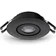Klemko LCB-SPOT-62R-EWW-ZW Lumiko 863718 LED-inbouwspot richtbaar Siena COB 3,1W 350mA 2700K IP44 zwart