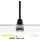 Klemko MIL11ZW-WW-1W Lumiko 867620 LED-mini-inbouwspot IP67 11mm 0,5W 3000K CRI90 zwart