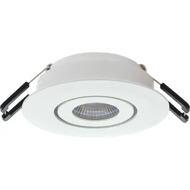 Klemko LCB-SPOTW62R-EWW Lumiko 863710 LED-inbouwspot richtbaar Siena COB 3,1W 350mA 2700K IP44 wit