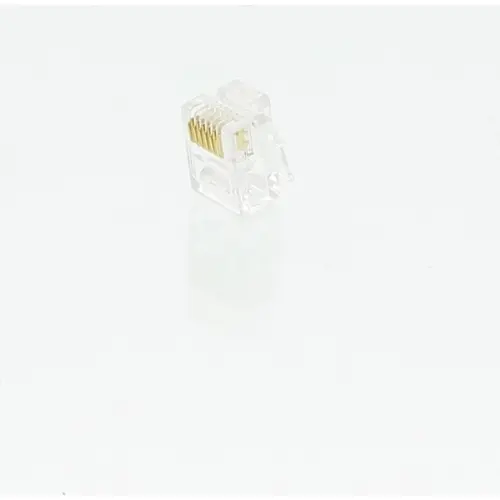Klemko RJ126P6CPLS 183256 RJ-connector RJ12 6p6c plat AWG 24-26