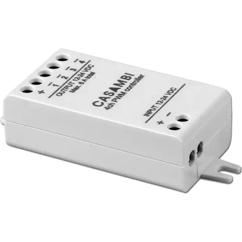 Klemko LD-24CS-RGBW144 Lumiko 860250 LED dimmer constante spanning 12/24V 144W Bluetooth mono RGB RGBW TW