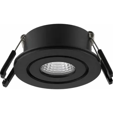 Klemko LCB-SPOT-Z-DTW Lumiko 863745 LED-inbouwspot Venice COB 3W 500mA Dim-to-Warm dimbaar CRI90 IP44 zwart