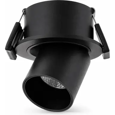 Klemko LCB-SIB-PI-ZW-WW Lumiko 863752 LED-semi-inbouwspot richtbaar Piran COB 3,1W 350mA 3000K dimbaar CRI90 zwart