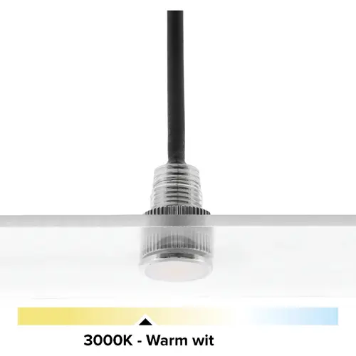 Klemko MIL11ALU-WW-0 5W Lumiko 867650 LED-mini-inbouwspot IP67 11mm 0,5W 3000K CRI90 dimbaar zilver