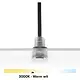Klemko MIL11ALU-WW-0 5W Lumiko 867650 LED-mini-inbouwspot IP67 11mm 0,5W 3000K CRI90 dimbaar zilver