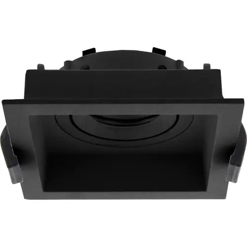 Klemko STUC-VKMT-108ZW Lumiko 868784 inbouwarmatuur modulair vierkant 1-voudig 110x110mm verzonken kantelbaar zwart