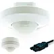 Klemko PLF-INB-UNI-24M-WIE Lumiko 870975 PIR aanwezigheidsmelder plafond inbouw 24m Wieland 2300W IP54 aansluitkabel