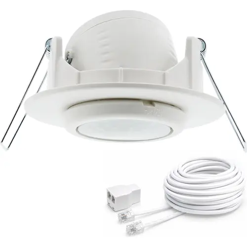 Klemko PLF-IB-PIRS10-G3 Lumiko 870556 losse slave PIR sensor inbouw 10m kabel RJ12 IP44 wit