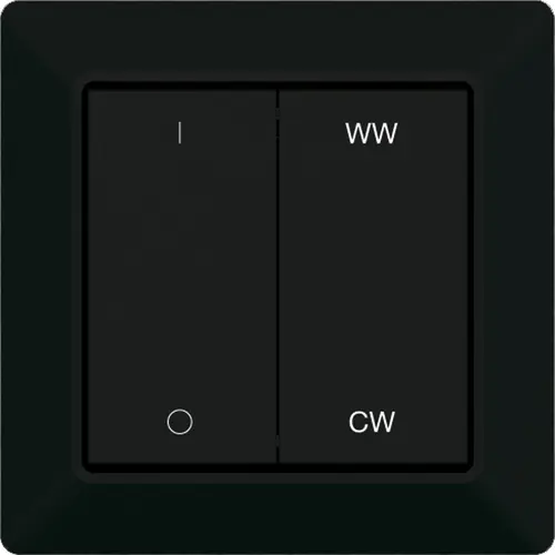 Klemko WZ-KIN-TW-ZW-LE Lumiko 860706 wandzender kinetisch TW 1 kanaal zwart