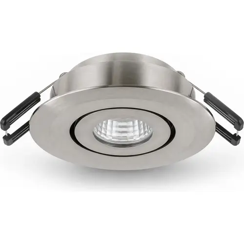 Klemko LCB-SPOT-62RB-EWW-RVS Lumiko 863702 LED-inbouwspot richtbaar Siena COB 3,1W 350mA 2700K IP55 dimbaar RVS