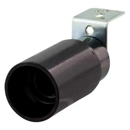 Q-Link 00.320.22 fitting E14 zwart met haakse beugel (max 40 Watt) OP=OP