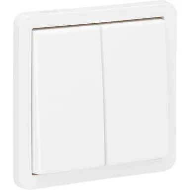 Niko 701-32605 Hydro wissel-wisselschakelaar met insteekklemmen 10A wit