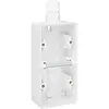 Niko 701-84251 Hydro opbouwbak 2-voudig verticaal met 1x M20-ingang wit