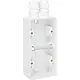 Niko 701-84252 Hydro opbouwbak 2-voudig verticaal met 2x M20-ingang wit