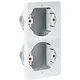 Niko 701-74000 Hydro tweevoudig inbouwkader verticaal wit