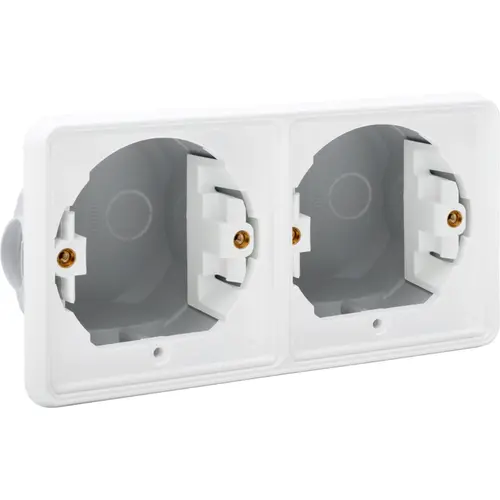 Niko 701-75000 Hydro tweevoudig inbouwkader horizontaal wit