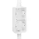 Niko 701-84261 Hydro opbouwbak 2V trekdoos dubbel verticaal met boven en onder 1x M20-ingang wit
