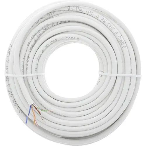 Q-Link 00.132.75 UTP-kabel CAT6 AWG26 wit 20m OP=OP