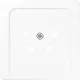 JUNG CD 561 NTF WW centraalplaat telefoon 4-polig CD500 alpine wit