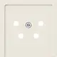 JUNG A 561 NTF centraalplaat telefoon 4-polig AS500 creme
