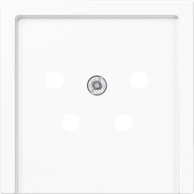 JUNG A 561 NTF WW centraalplaat telefoon 4-polig A-range alpine wit