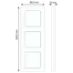 JUNG AS 583 WW afdekraam 3-voudig AS500 alpine wit