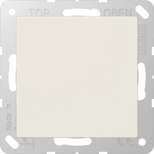 JUNG A 594-0 centraalplaat blinddeksel incl. draagframe AS500 creme