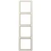 JUNG CD 584 W afdekraam 4-voudig CD500 creme