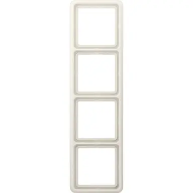 JUNG CD 584 W afdekraam 4-voudig CD500 creme
