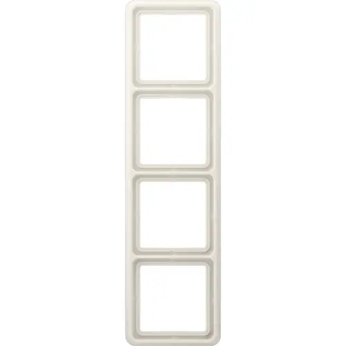 JUNG CD 584 W afdekraam 4-voudig CD500 creme