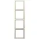 JUNG CD 584 W afdekraam 4-voudig CD500 creme