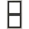 JUNG ES 2982 afdekraam 2-voudig LS990 edelstaal
