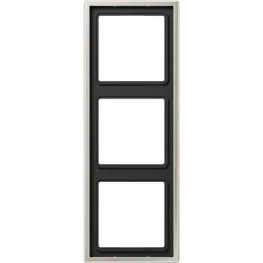 JUNG ES 2983 afdekraam 3-voudig LS990 edelstaal