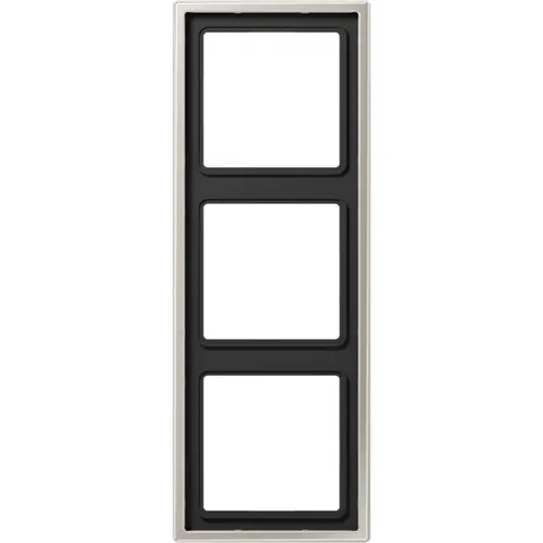 JUNG ES 2983 afdekraam 3-voudig LS990 edelstaal