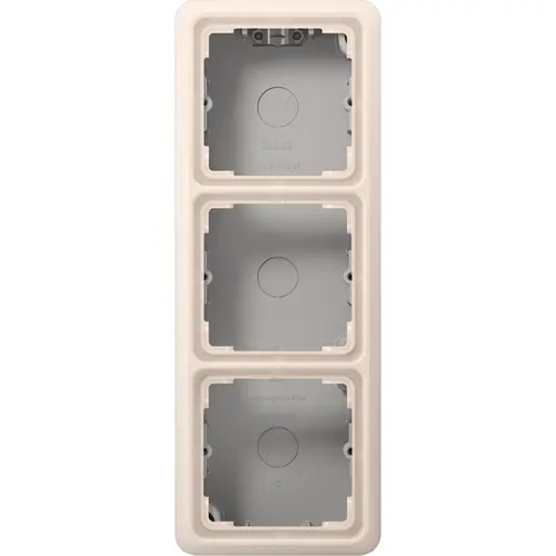 JUNG CD 583 A W opbouwbak 3-voudig CD500 creme