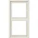 JUNG LS 982 W afdekraam 2-voudig LS990 creme