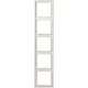 JUNG LS 985 W afdekraam 5-voudig LS990 creme