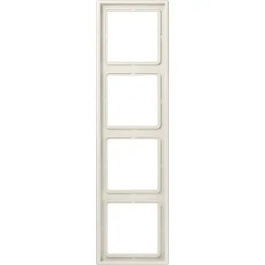 JUNG LS 984 W afdekraam 4-voudig LS990 creme