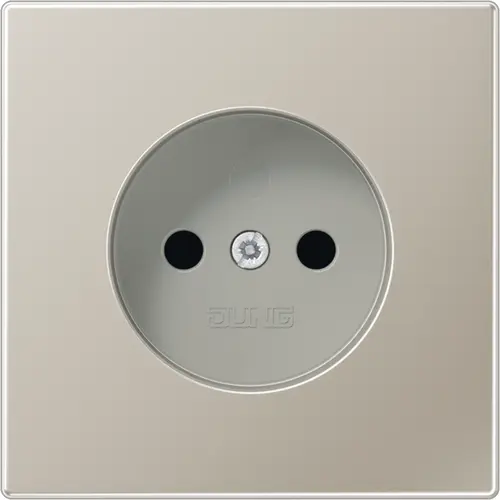 JUNG ES 2511 N wandcontactdoos zonder randaarde LS990 edelstaal
